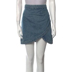 Zadig & Voltaire Asymmetrical Denim Skirt